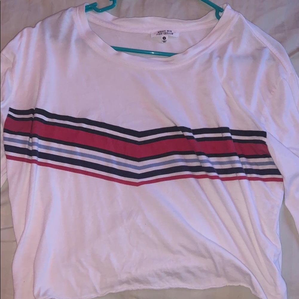 half cropped long sleeve